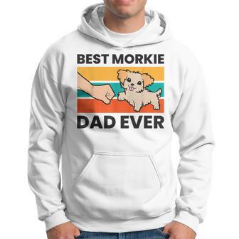Morkie Papa Best Morkie Dad Ever Funny Morkie Hoodie | Mazezy