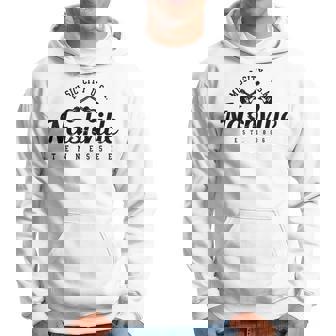 Nashville Guitar Tennessee Country Music City Gift Souvenir Hoodie | Mazezy