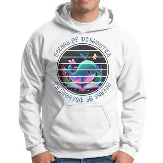 Oceans Of Possibilities Summer Reading Kawaii 2023 Librarian Hoodie | Mazezy
