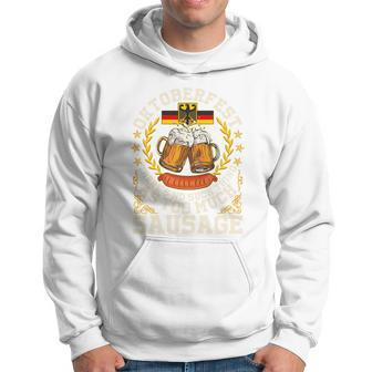Oktoberfest Theres No Such Thing As Too Much Sausage Hoodie - Thegiftio UK