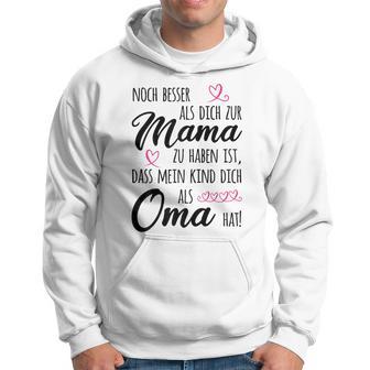 Omi Besser als Mama Hoodie, Lustiges Oma Großmutter Tee - Seseable