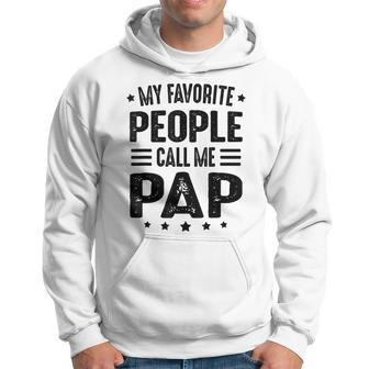 Pap From Grandchildren For Grandpa Men Call Me Pap Gift For Mens Hoodie | Mazezy