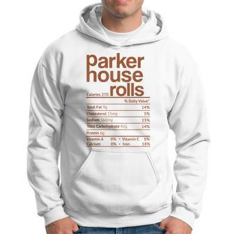 Parker House Rolls Nutrition Facts Thanksgiving Christmas Men Hoodie - Thegiftio UK
