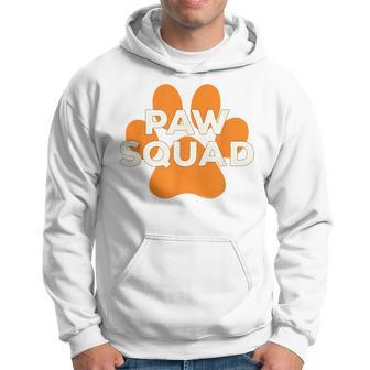 Paw Squad Orange Dog Cat Paw Print Animal Rescue Team Hoodie