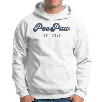 Peepaw Est 2023 Peepaw To Be Gifts New Grandpa Gift For Mens Hoodie | Mazezy