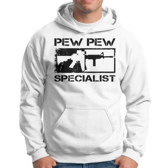 Pew Pew Specialist - 556 Pro Gun Ar15 Rifle M4 Funny Gun Hoodie - Seseable