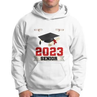 Proud Dad Of A 2023 Senior Graduation Cap And Diploma Hoodie - Monsterry AU
