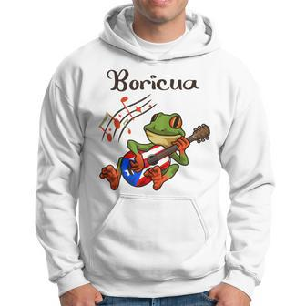 Puerto Rico Coqui Frog Puerto Rican Music Graphic Hoodie | Mazezy