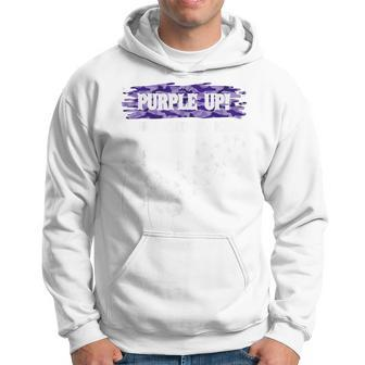 Purple Up For Military Kids Month Military Army Soldier Kids Hoodie | Mazezy
