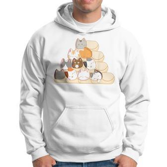 Purrito Cat Burrito Mexican Food Egypt Pyramid Hoodie | Mazezy