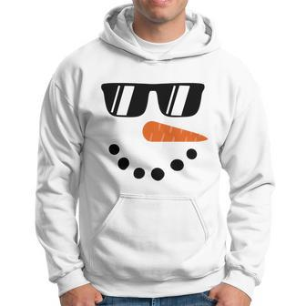Snowman Face Shirt For Boys Kids Toddlers Glasse Christmas Winter Hoodie - Monsterry DE