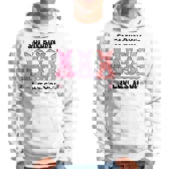 Some Bunny Loves You Easter Women Girl Funny Easter Hoodie | Mazezy