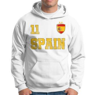 Spain Soccer Spanish Football Number Eleven Futebol Jersey Men Hoodie - Thegiftio UK