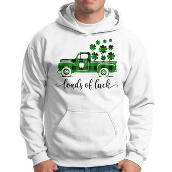 Special Delivery Loads Of Luck Plaid Truck St Patricks Day Hoodie - Seseable