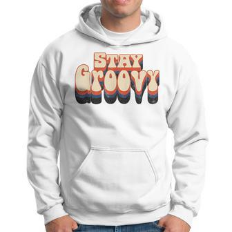 Stay Retro Groovy Hippie Peace Love 60S 70S Matching Outfit Hoodie | Mazezy
