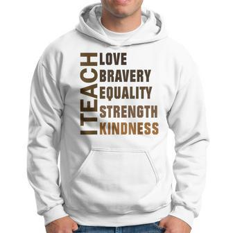 Teacher Black History Month Afro Woman Funny Gifts Hoodie - Seseable