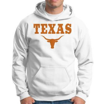 Texas Tx American Bull United States Font Hoodie - Thegiftio UK
