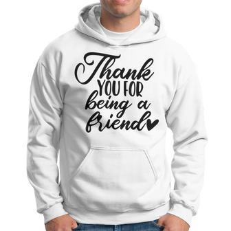 Thank You For Being A GolDen Friend Vintage Retro Hoodie - Seseable