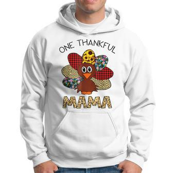 Thanksgiving Day One Thankful Mama Funny Costume Gifts Men Hoodie Graphic Print Hooded Sweatshirt - Thegiftio UK