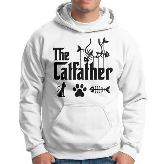 The Catfather Parody Funny Cat Lovers Cat Dad Fathers Day Hoodie - Thegiftio UK