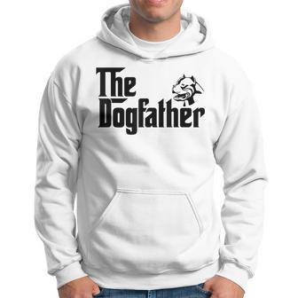 The Dogfather Pitbull Funny Father Dog Lover Gift Gift For Mens Hoodie | Mazezy