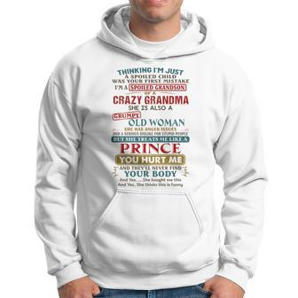 Thinking I’M Just A Spoiled Child Was Your First Mistake V2 Hoodie - Thegiftio UK