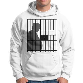 Trump For Prison Lock Him Up In Jail Funny Trump Hoodie | Mazezy