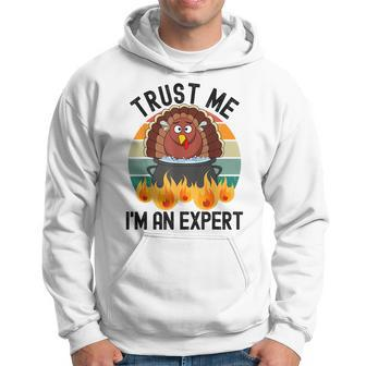 Trust Me Im An Expert Turkey Cook Thanksgiving Day Funny Men Hoodie Graphic Print Hooded Sweatshirt - Thegiftio UK