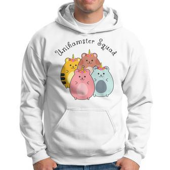 Unihamster Squad Goals Adorable Hamster Friends Hoodie | Mazezy AU