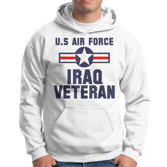 Us Air Force Iraq Veteran Cool Gift Men Hoodie Graphic Print Hooded Sweatshirt - Seseable