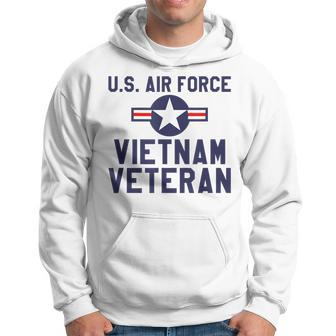 US Air Force Vietnam War Veteran Veterans Support Men Hoodie Graphic Print Hooded Sweatshirt - Seseable