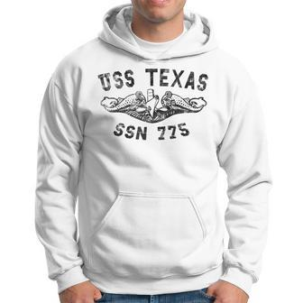 Uss Texas Ssn 775 Attack Submarine Badge Vintage Hoodie - Seseable