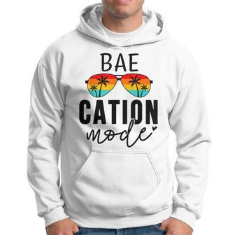 Vacation Summer Cute Couples Matching Baecation Mode Hoodie | Mazezy
