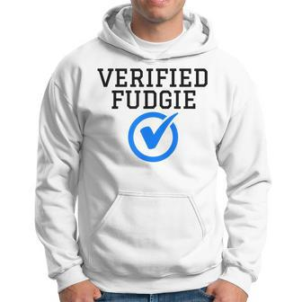 Verified Fudge Michigan Slang Word Check Mark Men Hoodie - Thegiftio UK