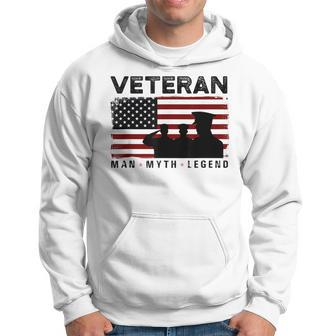 Veteran Man Myth Legend American Army Soldier Military Gift Gift For Mens Hoodie | Mazezy
