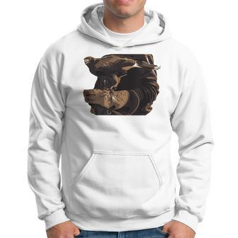 Vintage Falconer Falconry Gift For Dad Hoodie - Seseable