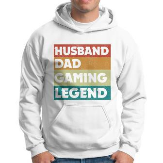 Vintage Husband Dad Video Game Legend Gaming Dad Fathers Day Gift Hoodie - Monsterry UK