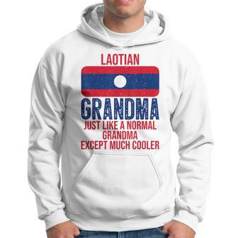 Vintage Laotian Grandma Laos Flag For Mothers Day Hoodie | Mazezy