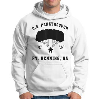 Vintage Wwii Us Paratrooper Veteran Gifts Men Hoodie Graphic Print Hooded Sweatshirt - Seseable