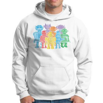 Woot Retro Robot Squad Is Go Hoodie | Mazezy