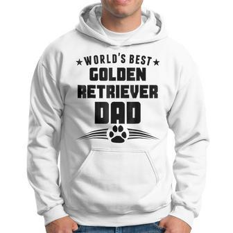 Worlds Best Golden Retriever Dad Gift For Mens Hoodie | Mazezy