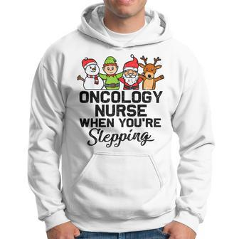 X-Mas Christmas Oncology Nurse When Youre Sleeping Reindeer Men Hoodie - Thegiftio UK