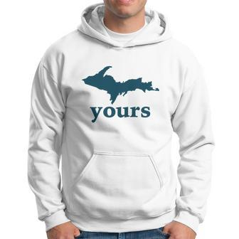 Up Yours Michigan Upper Peninsula Apparel Tshirt Men Hoodie - Thegiftio UK