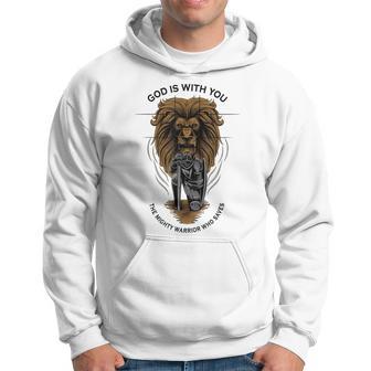 Zephaniah 317 Christian Gifts Men Dad Husband Jesus Lion Hoodie - Seseable