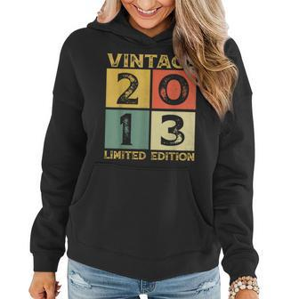 10 Year Old Gifts Vintage 2013 Limited Edition 10Th Bday Women Hoodie - Seseable