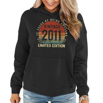 12 Years Old Made In 2011 Limited Edition 12Th Birthday Gift Women Hoodie - Thegiftio UK