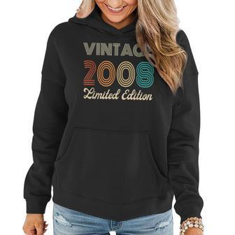 15 Years Old Vintage 2008 Limited Edition 15Th Birthday V2 Women Hoodie - Thegiftio UK