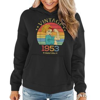 1953 Womens Gift Vintage 1953 Gifts For Women Born In 1953 Women Hoodie | Mazezy