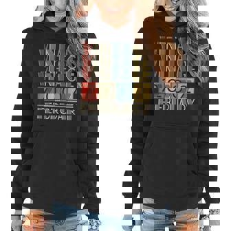 21 Year Old Gift Vintage Made In February 2002 21St Birthday Women Hoodie - Thegiftio UK