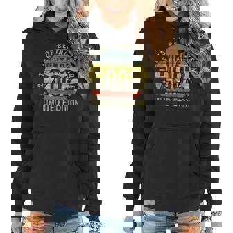 21St Birthday Gift Vintage 2002 Limited Edition 21 Year Old V7 Women Hoodie - Thegiftio UK
